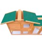 vidaXL Casa de animales grande jaula conejera de madera vidaXL Casa de animales grande jaula conejera de madera