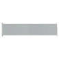 vidaXL Toldo lateral retráctil para patio gris 140x600 cm vidaXL Toldo lateral retráctil para patio gris 140x600 cm
