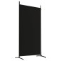 vidaXL Biombo divisor de 2 paneles de tela negro 175x180 cm vidaXL Biombo divisor de 2 paneles de tela negro 175x180 cm