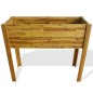 vidaXL Arriate de madera maciza de acacia vidaXL Arriate de madera maciza de acacia