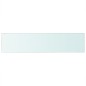 vidaXL Panel de estante vidrio claro 110x25 cm