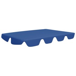 vidaXL Dosel de repuesto columpio de jardín azul 188/168x145/110 cm
