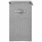 vidaXL Cesto ropa sucia plegable lino sintético gris 26x34,5x59,5 cm vidaXL Cesto ropa sucia plegable lino sintético gris 26x34,5x59,5 cm