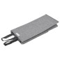 vidaXL Cesto ropa sucia plegable lino sintético gris 26x34,5x59,5 cm vidaXL Cesto ropa sucia plegable lino sintético gris 26x34,5x59,5 cm