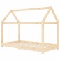 vidaXL Estructura de cama infantil de madera maciza de pino 70x140 cm vidaXL Estructura de cama infantil de madera maciza de pino 70x140 cm