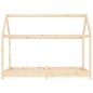 vidaXL Estructura de cama infantil de madera maciza de pino 70x140 cm vidaXL Estructura de cama infantil de madera maciza de pino 70x140 cm