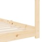 vidaXL Estructura de cama infantil de madera maciza de pino 70x140 cm vidaXL Estructura de cama infantil de madera maciza de pino 70x140 cm