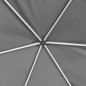 vidaXL Carpa desplegable hexagonal 6 paredes laterales gris 3,6x3,1 m vidaXL Carpa desplegable hexagonal 6 paredes laterales gris 3,6x3,1 m