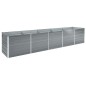 vidaXL Arriate de jardín de acero galvanizado gris 400x80x77 cm vidaXL Arriate de jardín de acero galvanizado gris 400x80x77 cm