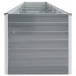 vidaXL Arriate de jardín de acero galvanizado gris 400x80x77 cm vidaXL Arriate de jardín de acero galvanizado gris 400x80x77 cm