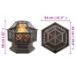 vidaXL Brasero con atizador acero 62x54x56 cm vidaXL Brasero con atizador acero 62x54x56 cm