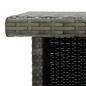 vidaXL Mesa alta de bar de esquina ratán sintético gris 100x50x105 cm vidaXL Mesa alta de bar de esquina ratán sintético gris 100x50x105 cm