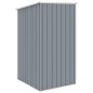vidaXL Cobertizo de jardín gris acero galvanizado 87x98x159 cm vidaXL Cobertizo de jardín gris acero galvanizado 87x98x159 cm