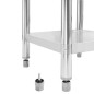 vidaXL Mesa de trabajo para cocina acero inoxidable 80x60x85 cm vidaXL Mesa de trabajo para cocina acero inoxidable 80x60x85 cm