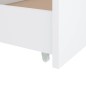 vidaXL Estructura cama cajones madera maciza de pino blanco 90x200 cm vidaXL Estructura cama cajones madera maciza de pino blanco 90x200 cm