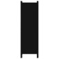 vidaXL Biombo divisor de 3 paneles negro 150x180 cm vidaXL Biombo divisor de 3 paneles negro 150x180 cm