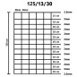 vidaXL Valla de jardín de acero galvanizado plateado 50x1,25 m