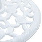vidaXL Base de sombrilla de hierro fundido blanco 12 kg 48 cm vidaXL Base de sombrilla de hierro fundido blanco 12 kg 48 cm