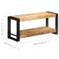 vidaXL Mueble para la TV madera maciza de mango 90x30x40 cm