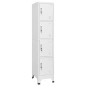 vidaXL Armario taquilla con 4 compartimentos 38x45x180 cm vidaXL Armario taquilla con 4 compartimentos 38x45x180 cm