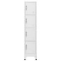 vidaXL Armario taquilla con 4 compartimentos 38x45x180 cm vidaXL Armario taquilla con 4 compartimentos 38x45x180 cm