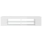 vidaXL Mueble de TV con luces LED blanco brillante 135x39x30 cm