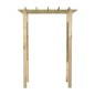 vidaXL Pérgola/Arco de rosas madera impregnada 150x60x204 cm vidaXL Pérgola/Arco de rosas madera impregnada 150x60x204 cm
