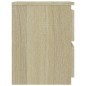 vidaXL Mesita de noche 2 uds aglomerado color roble Sonoma 30x30x40 cm vidaXL Mesita de noche 2 uds aglomerado color roble Sonoma 30x30x40 cm