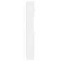 vidaXL Armario de baño madera contrachapada blanco 32x25,5x190 cm vidaXL Armario de baño madera contrachapada blanco 32x25,5x190 cm