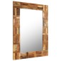 vidaXL Espejo de pared madera maciza de traviesas del tren 60x90 cm vidaXL Espejo de pared madera maciza de traviesas del tren 60x90 cm
