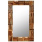 vidaXL Espejo de pared madera maciza de traviesas del tren 60x90 cm vidaXL Espejo de pared madera maciza de traviesas del tren 60x90 cm