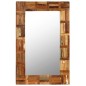 vidaXL Espejo de pared madera maciza de traviesas del tren 60x90 cm vidaXL Espejo de pared madera maciza de traviesas del tren 60x90 cm