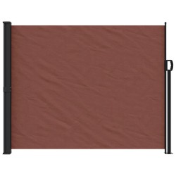 vidaXL Toldo lateral retráctil de jardín marrón 160x300 cm