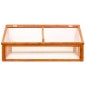 vidaXL Invernadero de madera de abeto marrón 114x80x50 cm vidaXL Invernadero de madera de abeto marrón 114x80x50 cm
