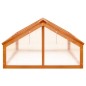 vidaXL Invernadero de madera de abeto marrón 114x80x50 cm vidaXL Invernadero de madera de abeto marrón 114x80x50 cm