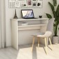 vidaXL Escritorio de madera contrachapada blanco 90x50x74 cm vidaXL Escritorio de madera contrachapada blanco 90x50x74 cm