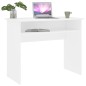 vidaXL Escritorio de madera contrachapada blanco 90x50x74 cm vidaXL Escritorio de madera contrachapada blanco 90x50x74 cm