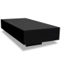vidaXL Mesa de centro de MDF negra con brillo vidaXL Mesa de centro de MDF negra con brillo
