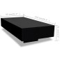 vidaXL Mesa de centro de MDF negra con brillo vidaXL Mesa de centro de MDF negra con brillo
