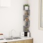 vidaXL Estante esquina pared contrachapado gris hormigón 20x20x127,5cm vidaXL Estante esquina pared contrachapado gris hormigón 20x20x127,5cm