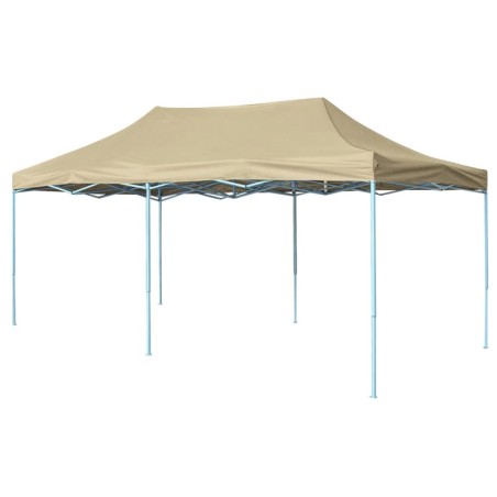 vidaXL Carpa pleglable Pop-up 3x6 m blanco crema