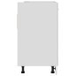 vidaXL Armario inferior contrachapada blanco brillo 80x46x81,5 cm vidaXL Armario inferior contrachapada blanco brillo 80x46x81,5 cm