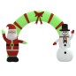 vidaXL Puerta de arco inflable de Navidad con LED 270 cm vidaXL Puerta de arco inflable de Navidad con LED 270 cm
