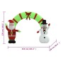 vidaXL Puerta de arco inflable de Navidad con LED 270 cm vidaXL Puerta de arco inflable de Navidad con LED 270 cm