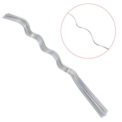 vidaXL Soporte para planta espiral 20 unidades 110cm acero galvanizado