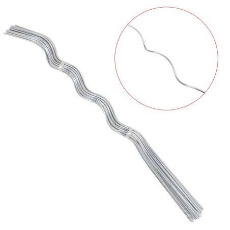 vidaXL Soporte para planta espiral 20 unidades 110cm acero galvanizado