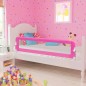 vidaXL Barandilla de seguridad cama de niño 150x42 cm rosa vidaXL Barandilla de seguridad cama de niño 150x42 cm rosa