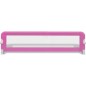 vidaXL Barandilla de seguridad cama de niño 150x42 cm rosa vidaXL Barandilla de seguridad cama de niño 150x42 cm rosa