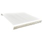 vidaXL Toldo de lona blanco crema 4x3 m (sin estructura)