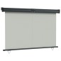 vidaXL Toldo lateral de balcón gris 175x250 cm